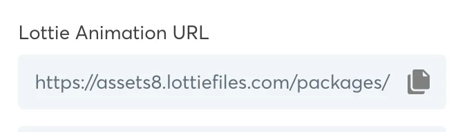 Working with Lottie Animation lottie animation url