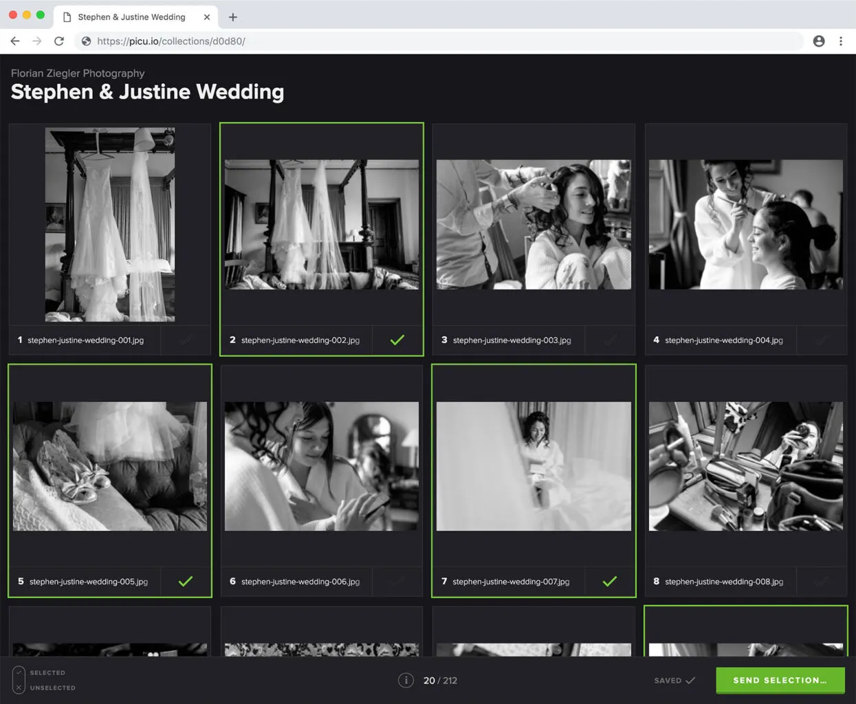 Client Image Proofing for Photography picu